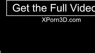 3D Porn Blonde Deepthroat Facefuck Teaser