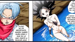 Caulifla Chupa la Enorme verga De Trunks Hasta Hacerlo Acabar