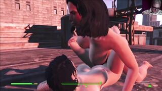 Porn Star Lesbian Love Affair with Piper | Fallout 4 AAF Sex Mods Gameplay 3D Animation