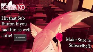 CATGIRL teases you with her SEXY BODY, before SUCKING your COCK dry of all its CUM!!!!!