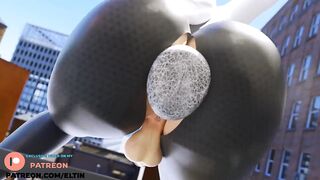 FUTANARI GWENDOLYN STACY HAVING GOOD TIME WITH BIG DILDO | HOTTEST FUTA HENTAI INTO THE SPIDER-VERS
