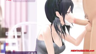 LIVE HENTAI Blowjob Animation