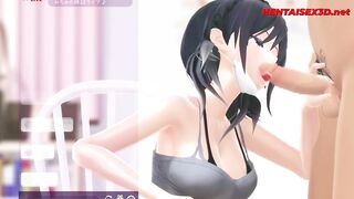 LIVE HENTAI Blowjob Animation