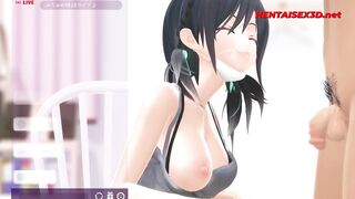 LIVE HENTAI Blowjob Animation