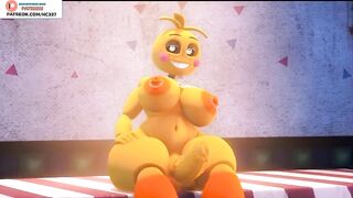 FNAF FUTA POV BLOWGOB WIT HOT ANIMATRONIC FUTANARI GIRL - FIVE NIGHT AT FRADDYS