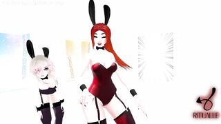CherryErosXoXo VR & Blonde Bunny Girl WillowWispy Tease Event Trailer for upcoming FREE video!