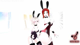 CherryErosXoXo VR & Blonde Bunny Girl WillowWispy Tease Event Trailer for upcoming FREE video!