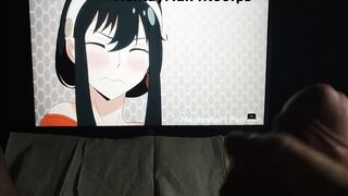 Masturbation on Yor Forger Hentai, cumming on my face