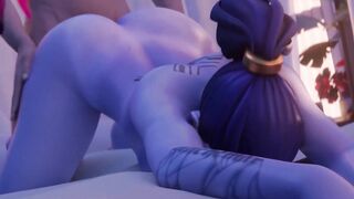 Widowmaker Amélie Lacroix Gets Fucked
