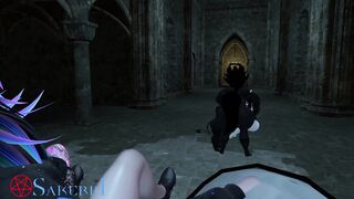 Petite Catgirl Gets Nabbed and Fucked by 3 Thick Monsters