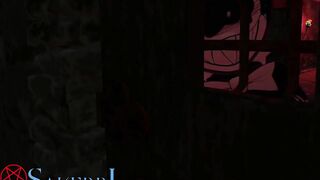 Petite Catgirl Gets Nabbed and Fucked by 3 Thick Monsters