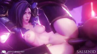 Kaisa es follada bien rica por unas vergotas(league of legends)