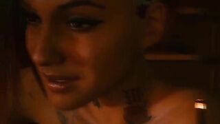 Two tender lesbians kiss and have sex - animated 3d pov