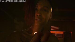 Two tender lesbians kiss and have sex - animated 3d pov