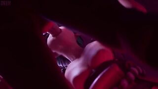 Overwatch porn Kiriko I had to make up for losing Matchmaking Rule34 3D animation