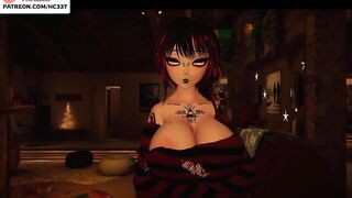FUTANARI DEMON GIRL BLOWJOB CHALLENGE TRY NOT TO CUM - FUTA HENTAI ANIMATION 60FPS