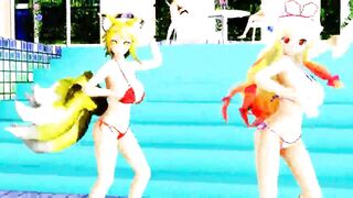 MMD Touhou Dance