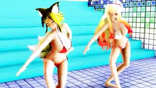 MMD Touhou Dance