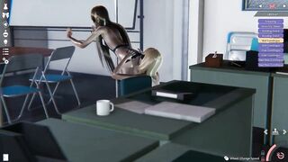 Honey selects two little lesbian secretaries
