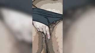 BBW Wife Panty Wank!!!!