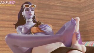 Widowmaker and Mercy - Caught shoe sniffing
