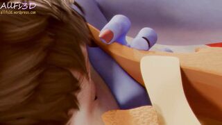Widowmaker and Mercy - Caught shoe sniffing