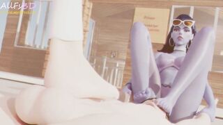 Widowmaker and Mercy - Caught shoe sniffing