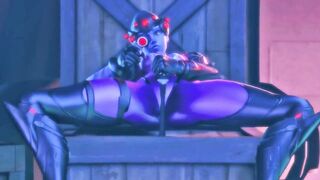 Widowmaker Overwatching D.Va and Mercy