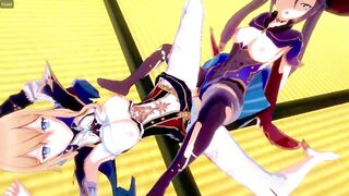 POV Jean and Mona Fuck Each Other Genshin Impact