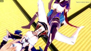 POV Jean and Mona Fuck Each Other Genshin Impact