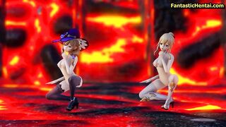 Jean & Lisa Hot Dance