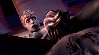 Hot night with 2 Asari