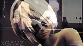 2B fucked on the kitchen counter