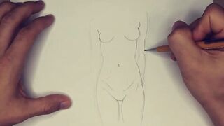 Beautiful Nude Sketches – Pencil Art