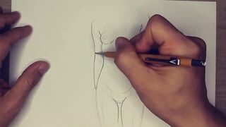 Beautiful Nude Sketches – Pencil Art