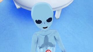 POV, Alien Captures Human For Impregnation