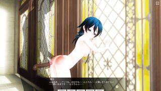 3D HENTAI Fucked a Schoolgirl in her Father's Yard