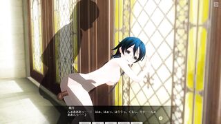 3D HENTAI Fucked a Schoolgirl in her Father's Yard