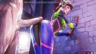 D.Va Teases A Massive Cock