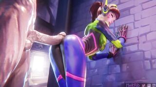 D.Va Teases A Massive Cock