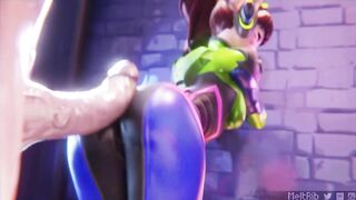 D.Va Teases A Massive Cock