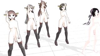 Kantai Collection MMD: Futanari Dance Video