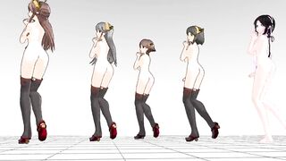Kantai Collection MMD: Futanari Dance Video