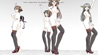 Kantai Collection MMD: Futanari Dance Video