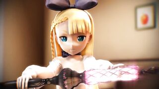 MMD - POV Footjob to the music.