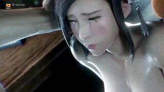 Tifa Lockhart Amazing Deepthroat Blowjob!