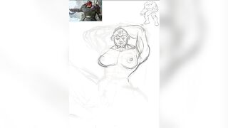 Star Wars Fallen Order Ninth Sister Drawing Timelapse