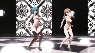 MMD 2 Babes Big Tits Sweet Asses Hairy & Bald Pussy GV00110