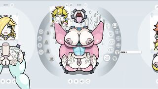 Fapwall Parody Hentai game Rosalina Peach Daisy gloryhole