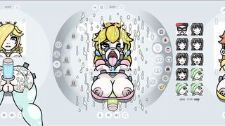 Fapwall Parody Hentai game Rosalina Peach Daisy gloryhole